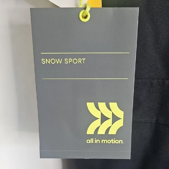 All In Motion Black Snow Bib Overalls - Picture 2 of 9